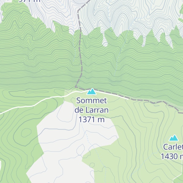 Map of Sommet de Larran