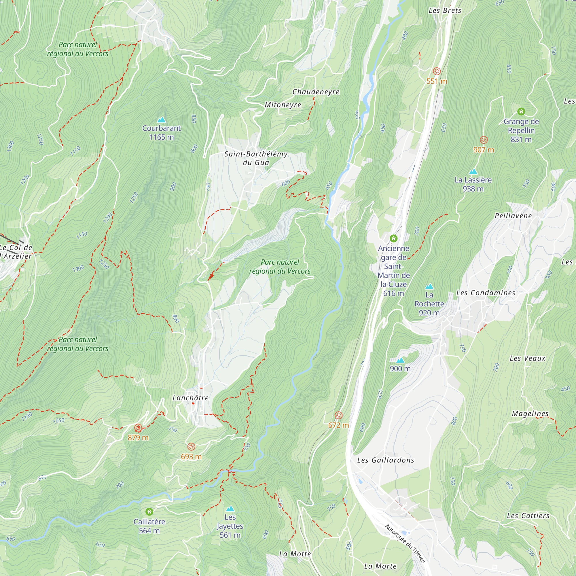 Ferme de Miribel map