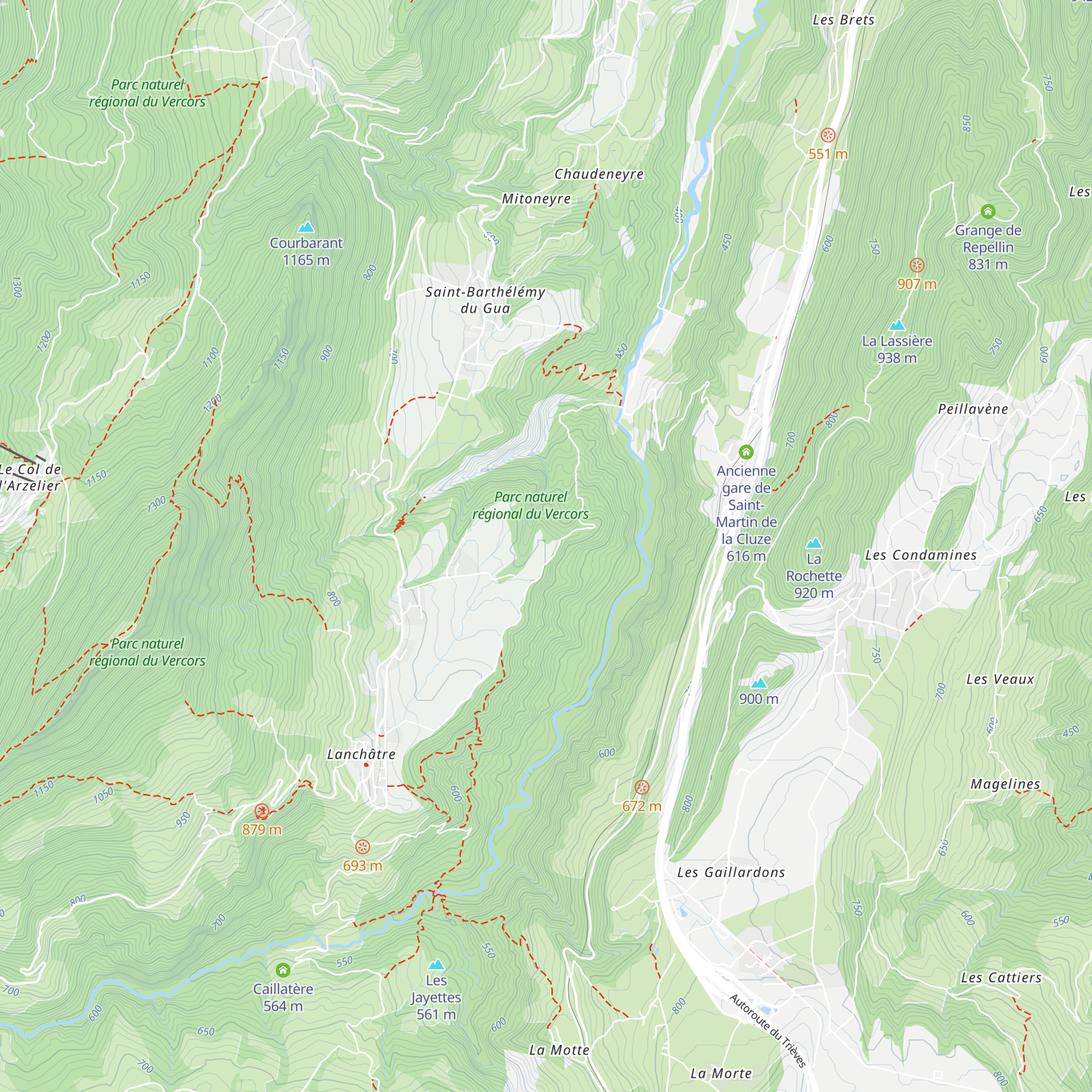 Ferme de Miribel map