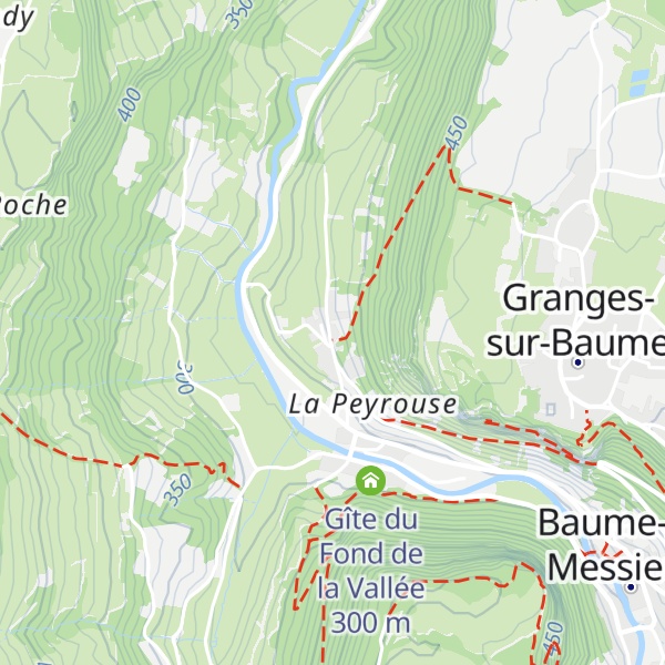 Map of Gîte des 3 vallées