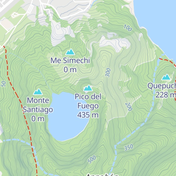 Map of Pico del Fuego
