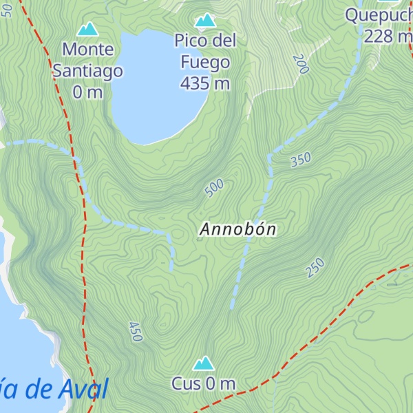 Map of Pico Lago