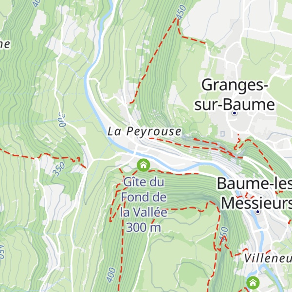 Map of Gîte Presbytère Saint-Jean