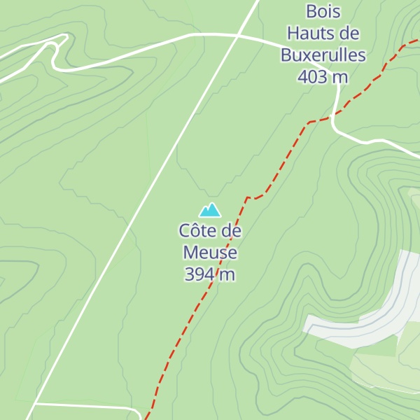 Map of Côte de Meuse