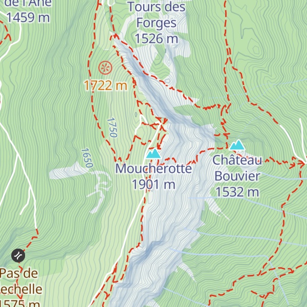 Map of Moucherotte