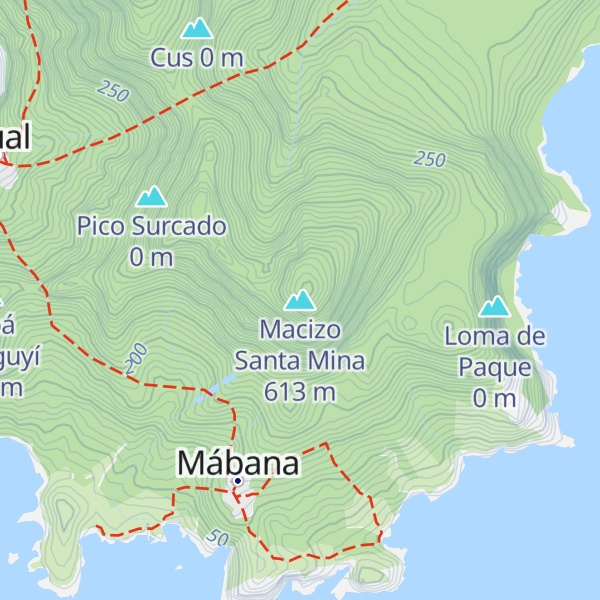 Map of Macizo Santa Mina