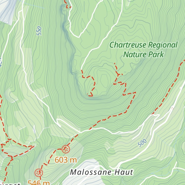 Map of Roche Brune
