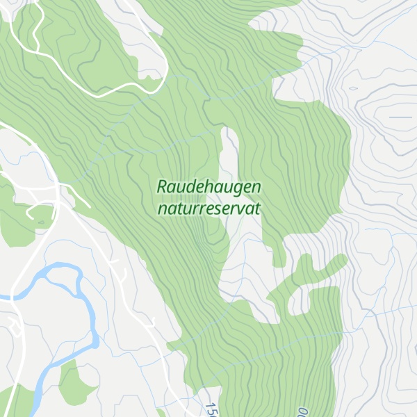 Map of Raudehaugen