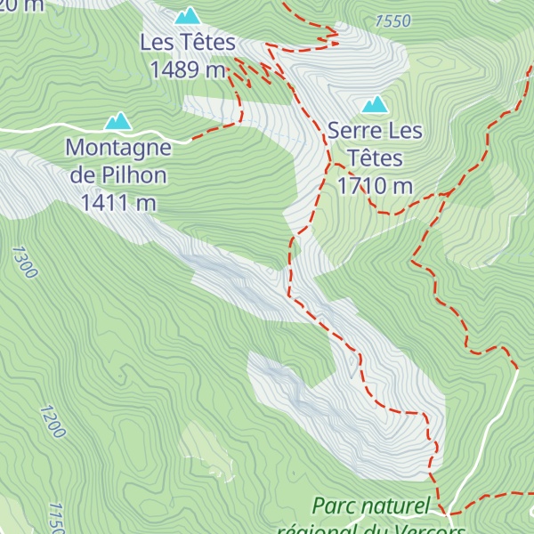 Map of L'Aupillon