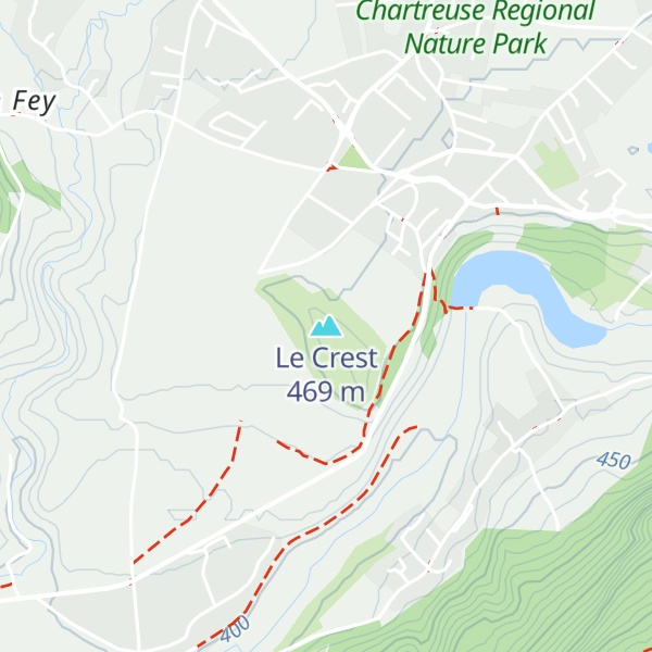 Map of Le Crest