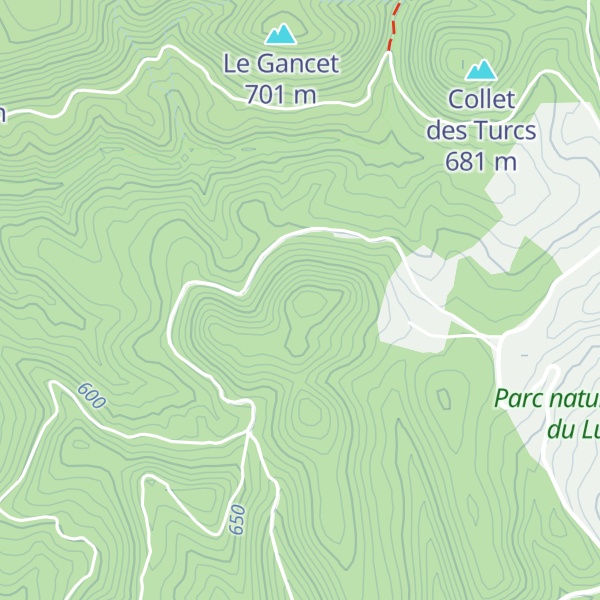Map of Pié Cabrier