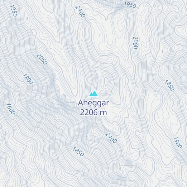 Map of Aheggar
