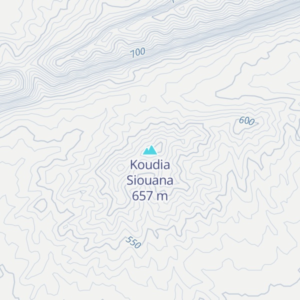 Map of Koudia Siouana
