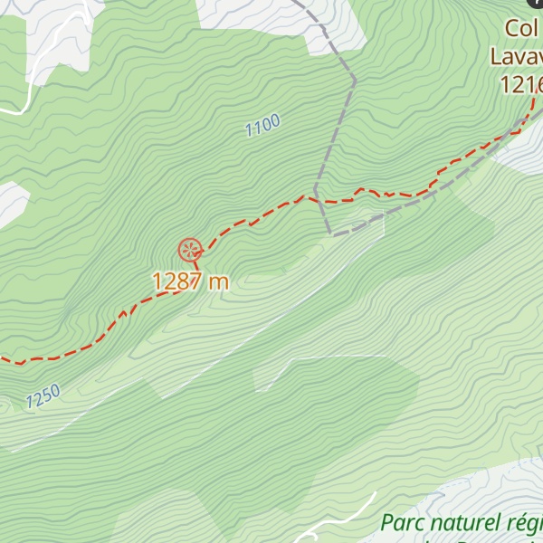 Map of Montagne de Chabre
