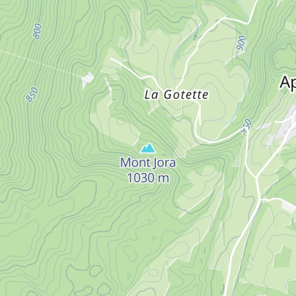 Map of Mont Jora