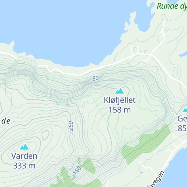Map of Blåfjellet
