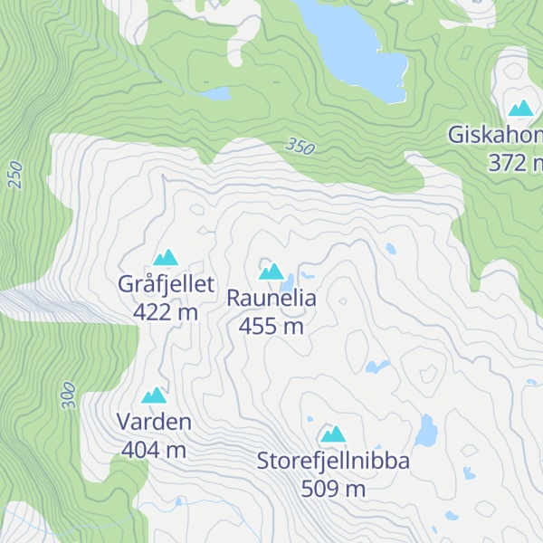 Map of Raunelia