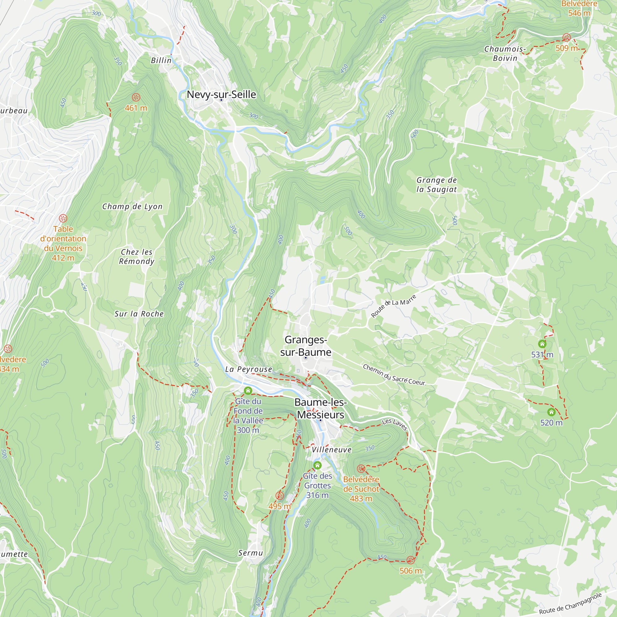 Cabane de berger map