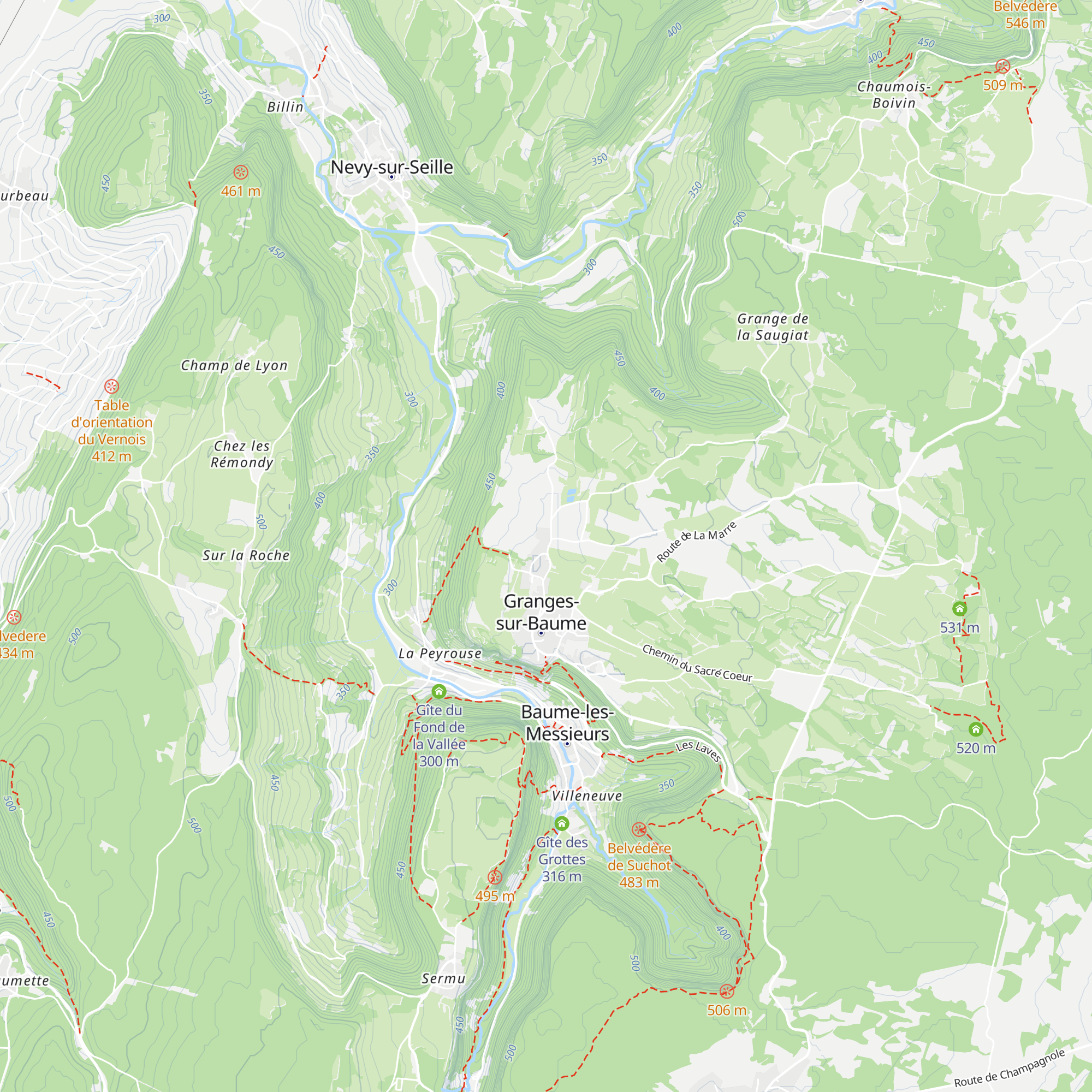 Cabane de berger map