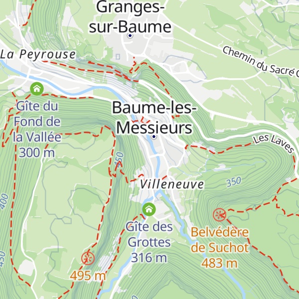 Map of Gîte du Pont