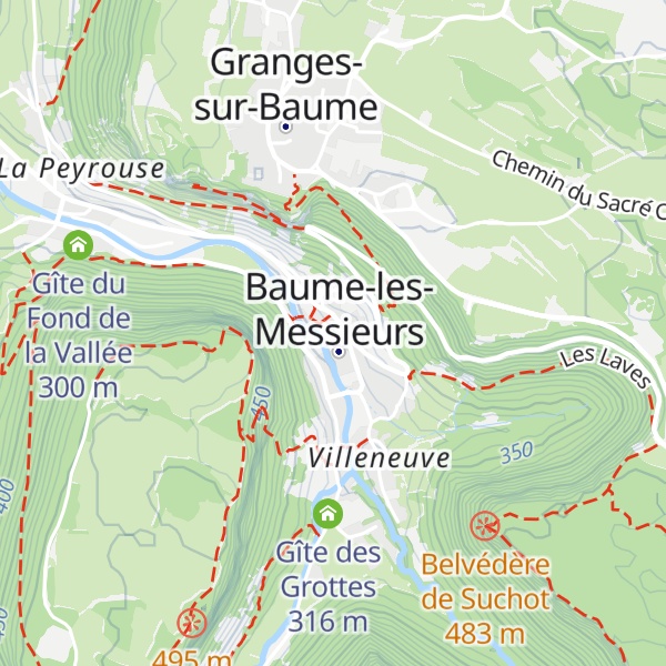 Map of Gîte Lechat