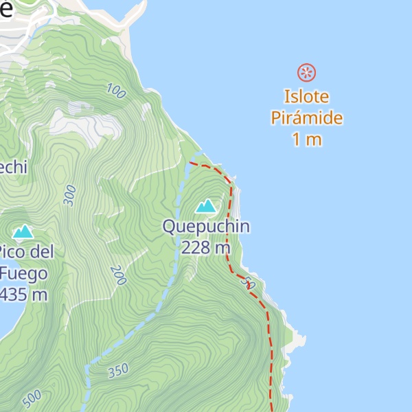 Map of Quepuchin