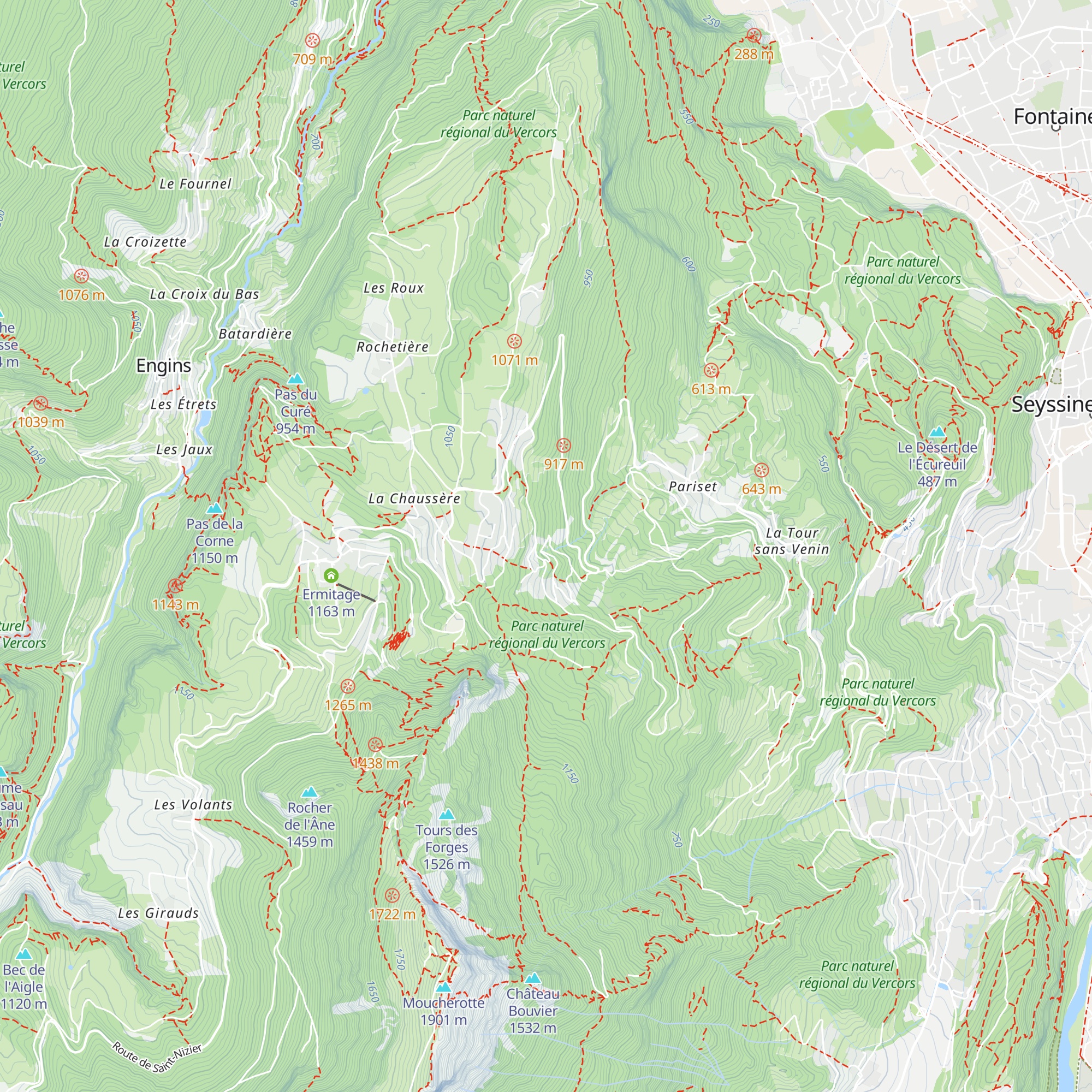 Refuge LPO map