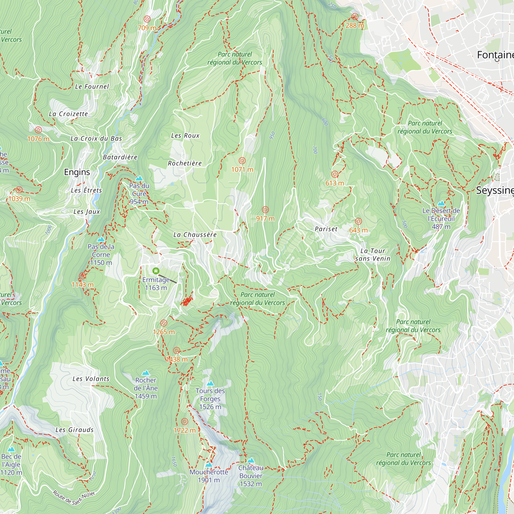 Refuge LPO map