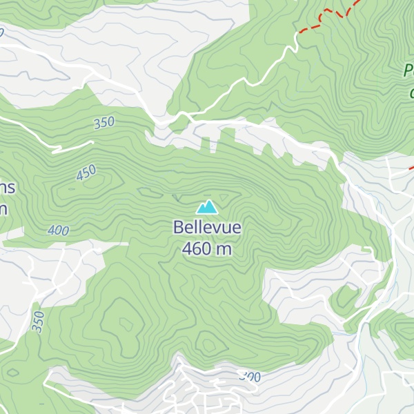 Map of Bellevue