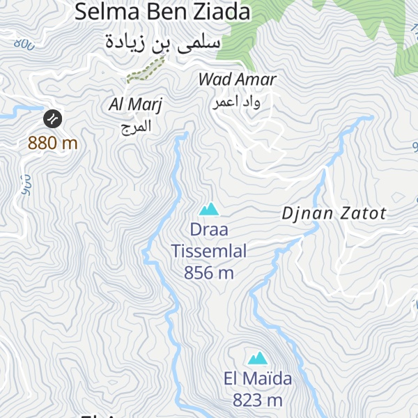 Map of Draa Tissemlal