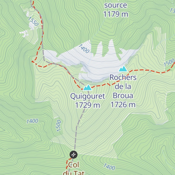 Map of Quigouret