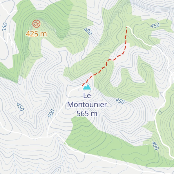 Map of Le Montounier