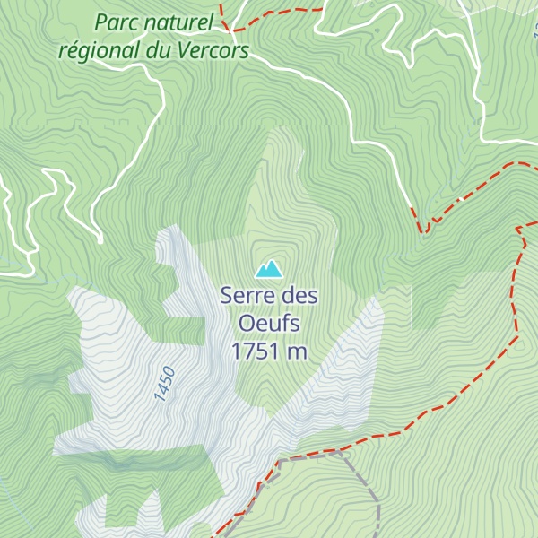 Map of Serre des Oeufs