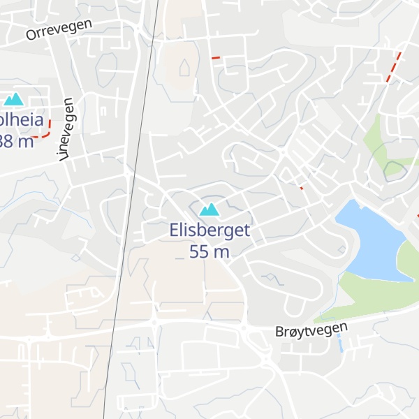 Map of Elisberget