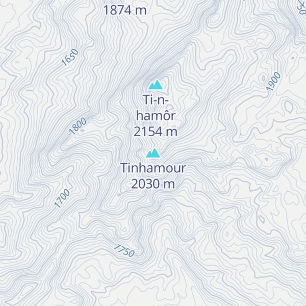 Map of Tinhamour