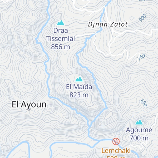 Map of El Maïda