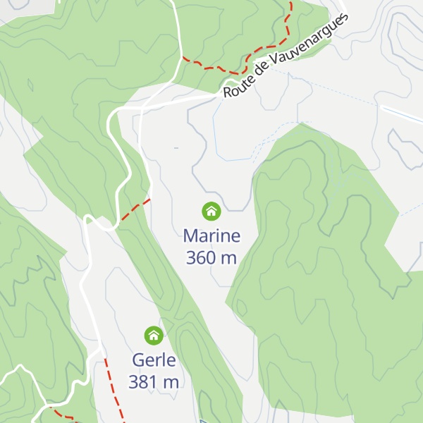 Map of Marine