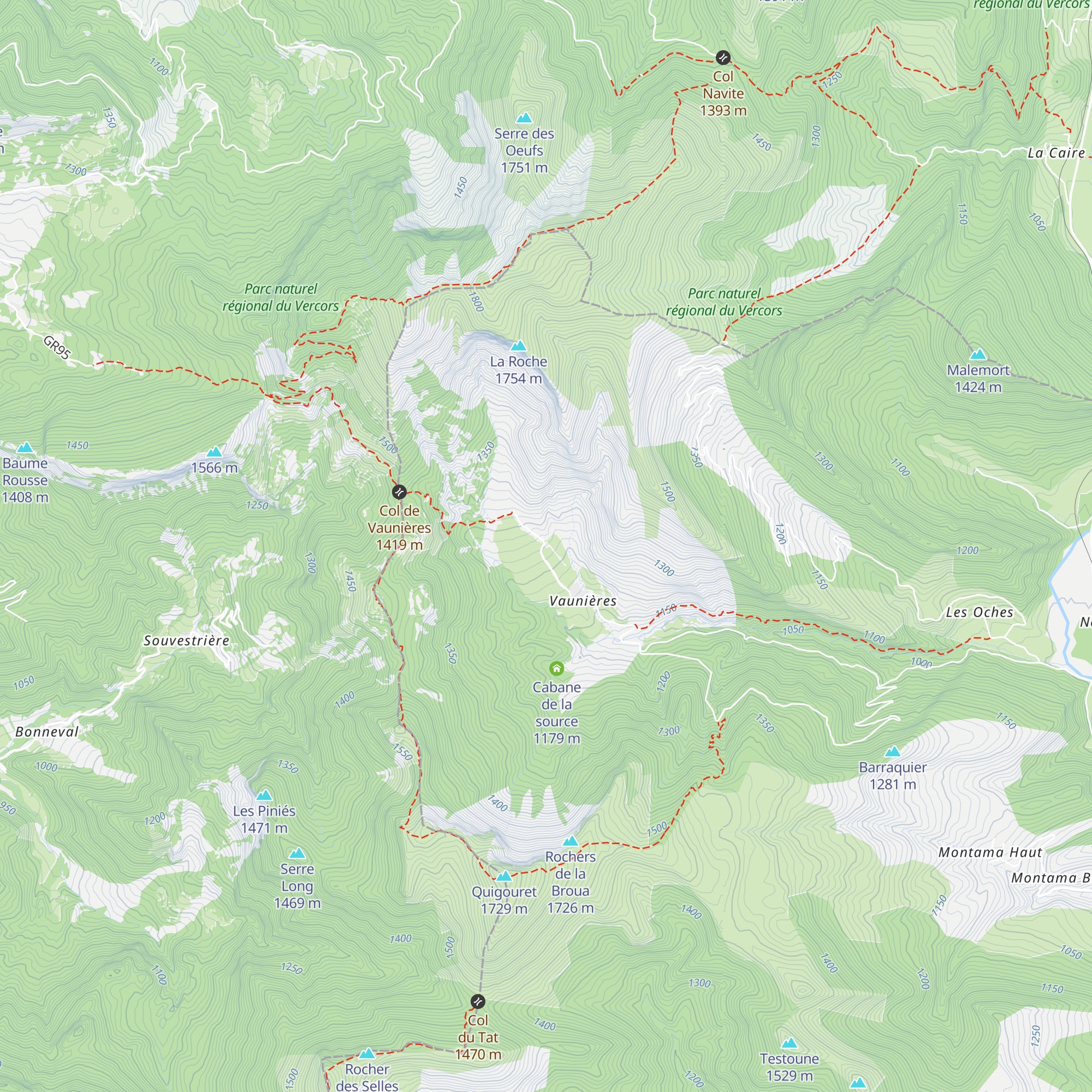Chalet Ampére map