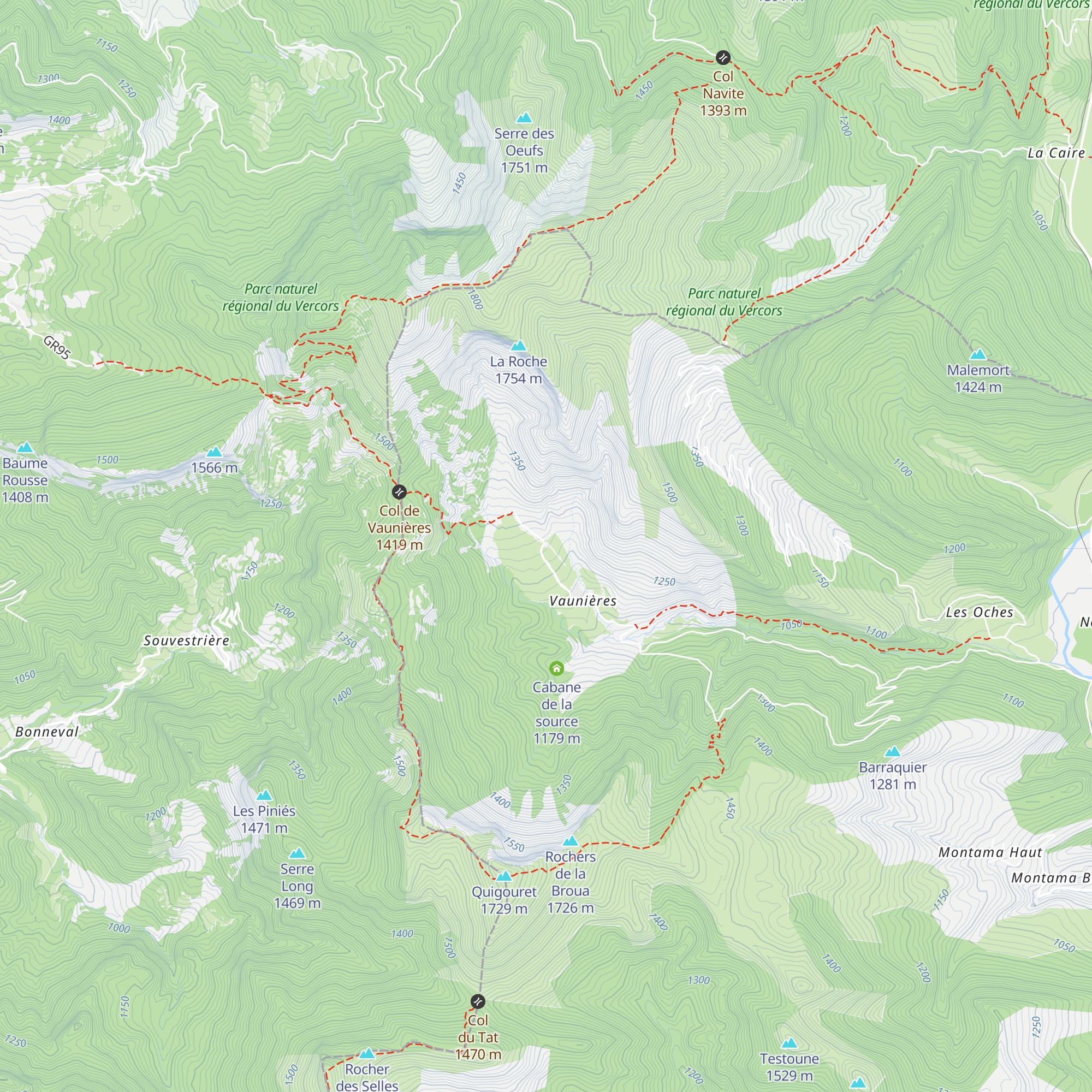 Chalet Ampére map