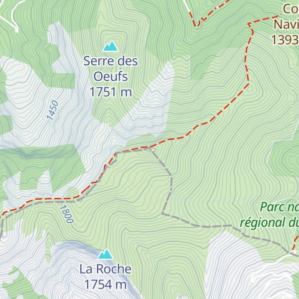 Map of La Toussière