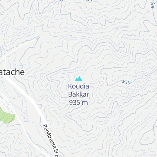Map of Koudia Bakkar