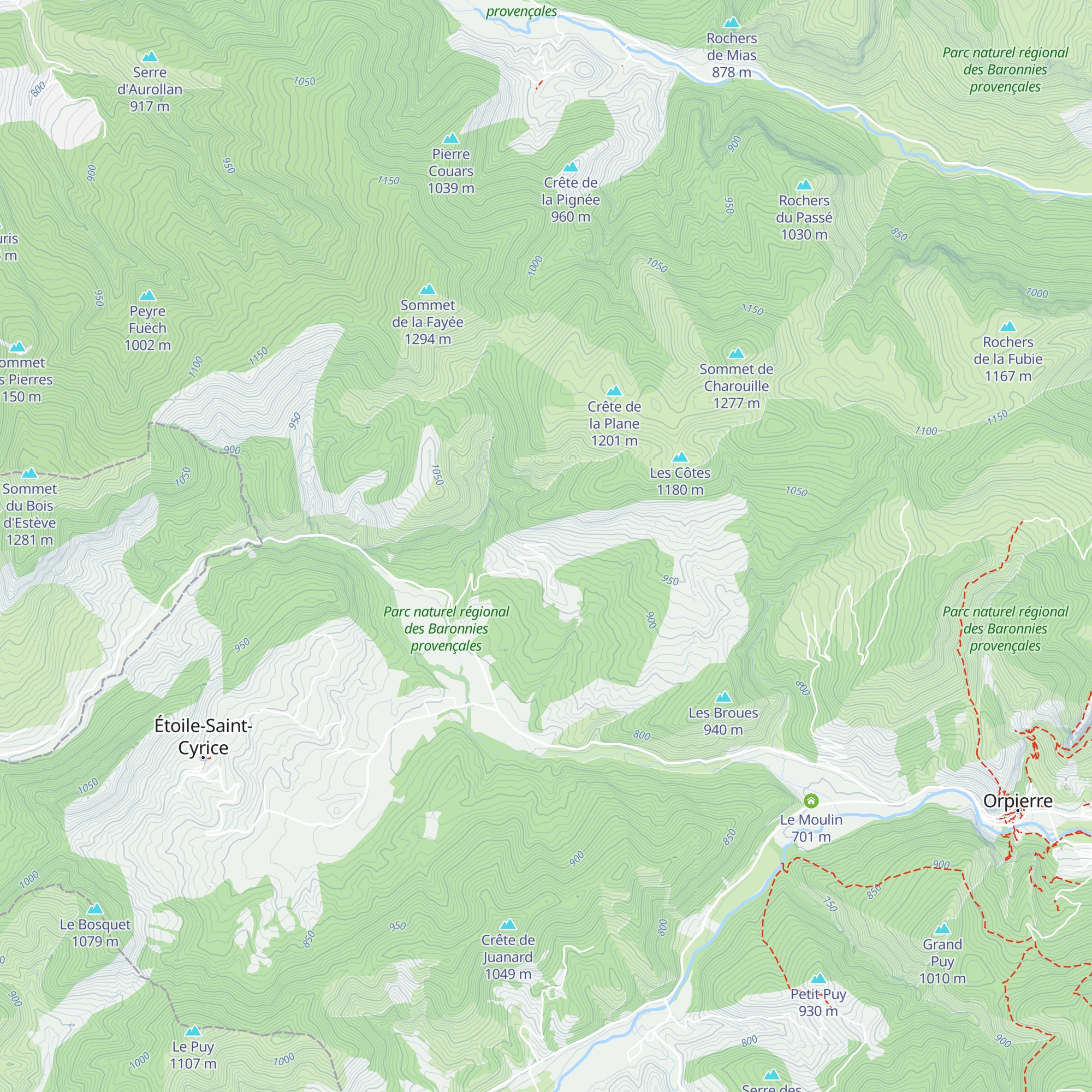 Cabane société de chasse map