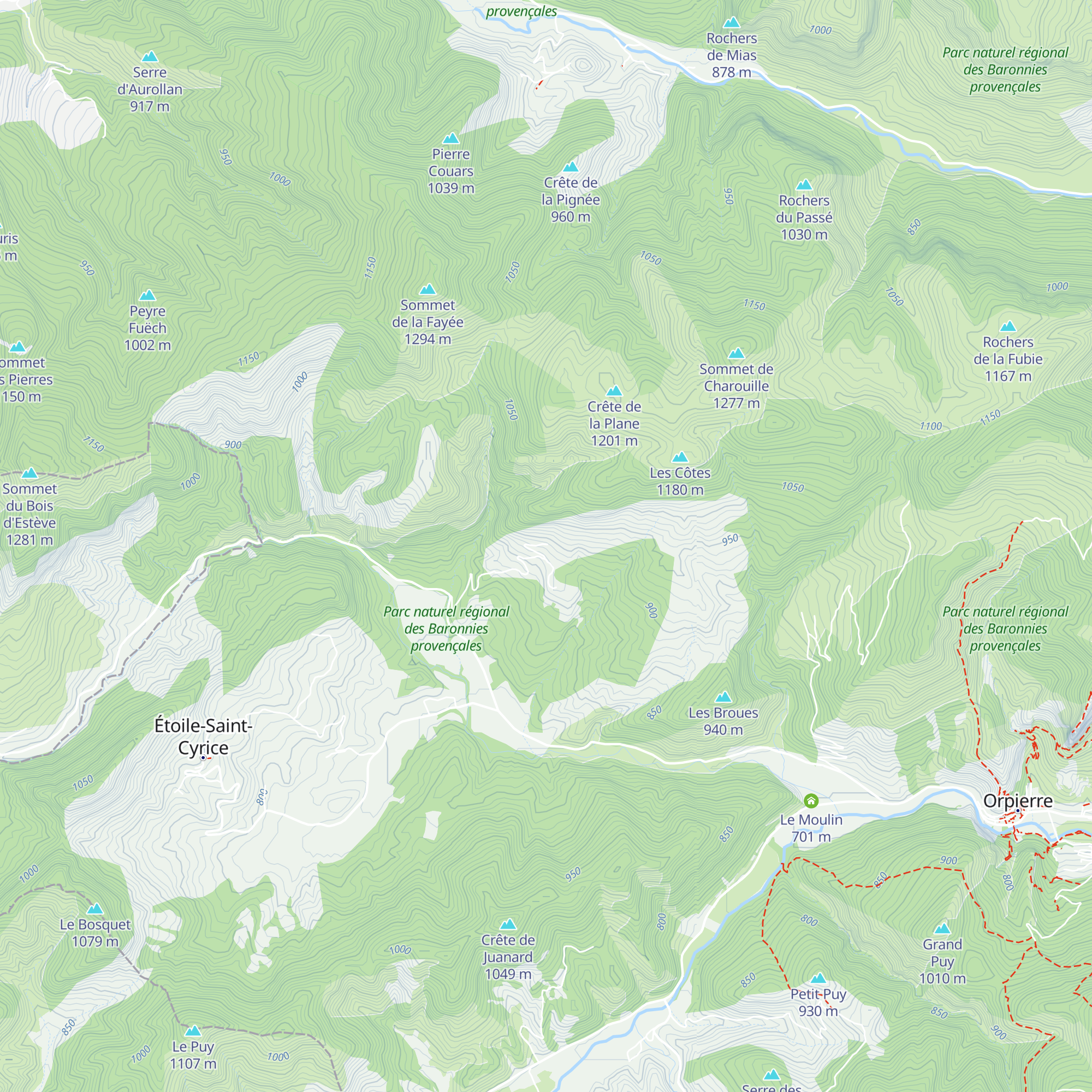 Cabane société de chasse map