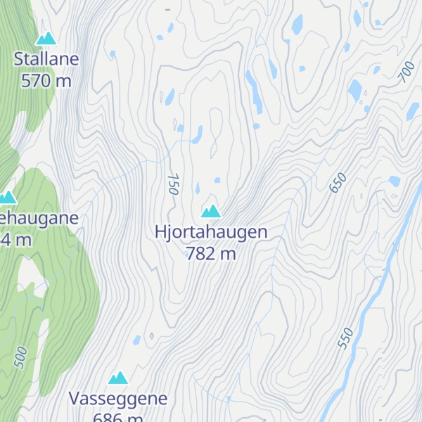 Map of Hjortahaugen