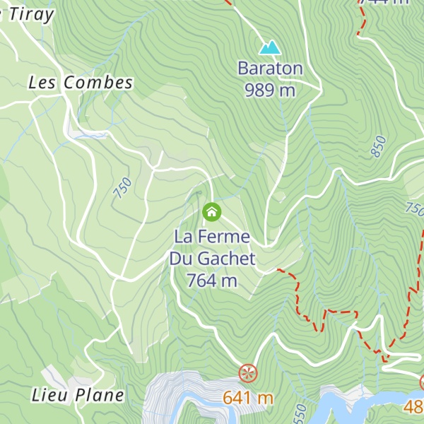 Map of La Ferme Du Gachet