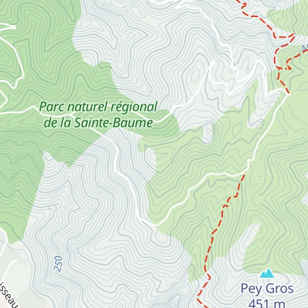 Map of Mont Cruvelier