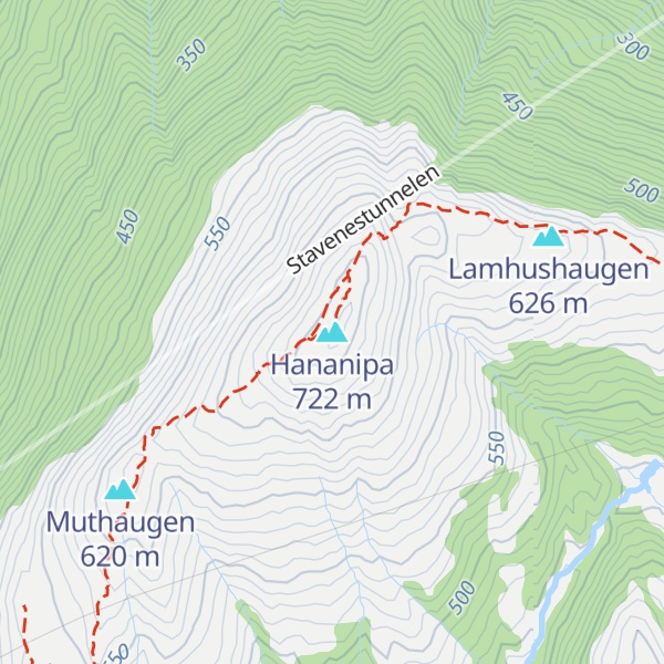 Map of Hananipa