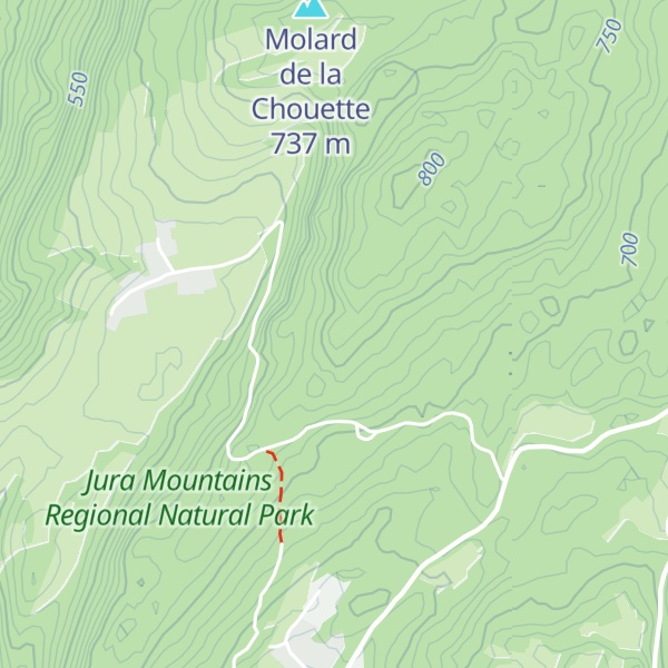 Map of Creuse Roche