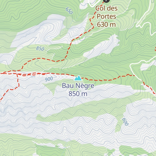 Map of Bau Nègre
