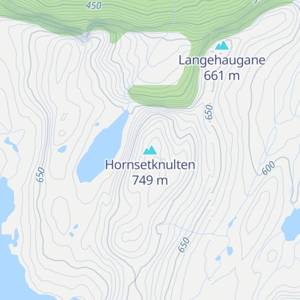 Map of Hornsetknulten